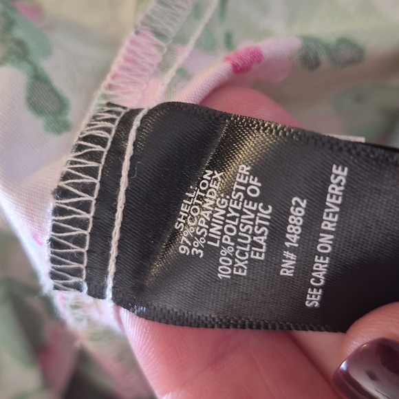 Torrid 0 Pink and Green Floral Sleeveless Sundress Pockets Smocked Back Large - Picture 7 of 11